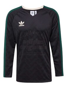 ADIDAS ORIGINALS Marškinėliai tamsiai žalia / juoda / balta