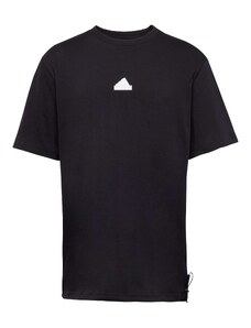 ADIDAS SPORTSWEAR Sportiniai marškinėliai juoda / balta