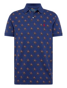 Polo Ralph Lauren Marškinėliai nakties mėlyna / ruda / raudona / balta