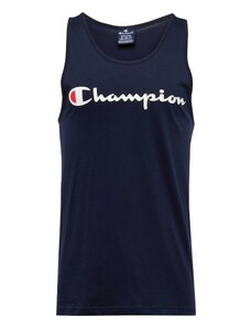 Champion Authentic Athletic Apparel Marškinėliai tamsiai mėlyna jūros spalva / raudona / balta