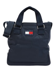 Tommy Jeans Pirkinių krepšys tamsiai mėlyna jūros spalva / tamsiai mėlyna / raudona / balta