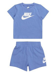 Nike Sportswear Treningas 'CLUB' mėlyna dūmų spalva / balta