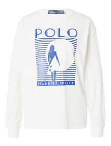Polo Ralph Lauren Marškinėliai 'BIARRTZ' mėlyna / balta