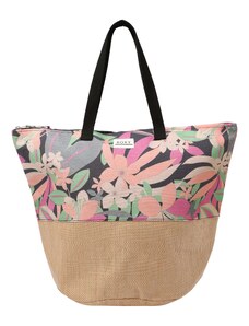 ROXY Pirkinių krepšys 'WAIKIKI LIFE' smėlio spalva / antracito spalva / lašišų spalva / rožinė