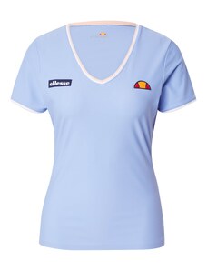 ELLESSE Sportiniai marškinėliai 'Celie' tamsiai mėlyna jūros spalva / šviesiai mėlyna / raudona / balta
