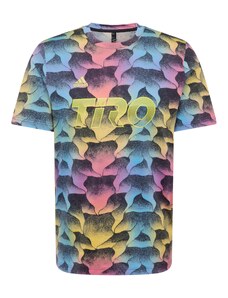 ADIDAS SPORTSWEAR Sportiniai marškinėliai 'TIRO' tamsiai mėlyna jūros spalva / šviesiai mėlyna / geltona / rožių spalva