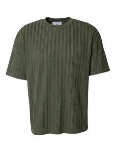 DAN FOX APPAREL Marškinėliai 'Jonte' alyvuogių spalva