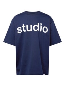 SEIDENSTICKER Marškinėliai 'Studio' tamsiai mėlyna / balta