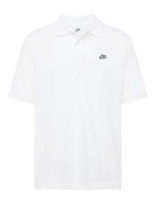 Nike Sportswear Marškinėliai 'CLUB' juoda / balta