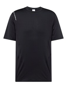 Reebok Sportiniai marškinėliai juoda / balta