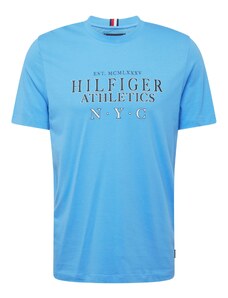 TOMMY HILFIGER Marškinėliai 'NYC' mėlyna / juoda / balta
