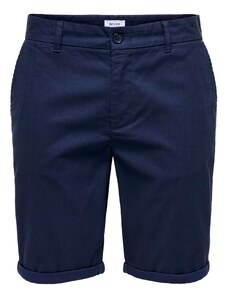 Only & Sons „Chino“ stiliaus kelnės 'Peter Dobby' tamsiai mėlyna jūros spalva