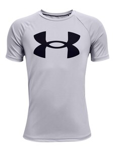 UNDER ARMOUR Sportiniai marškinėliai pilka / juoda