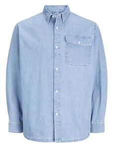 JACK & JONES Marškiniai 'Wilson' tamsiai (džinso) mėlyna