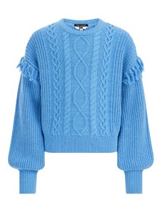 WE Fashion Megztinis šviesiai mėlyna