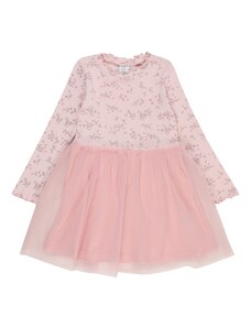 Lindex Suknelė žalia / ryškiai rožinė spalva / šviesiai rožinė / balta