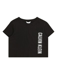 Calvin Klein Swimwear Marškinėliai 'Intense Power' juoda / balta