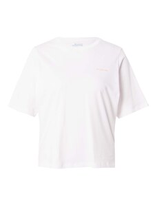 COLUMBIA Sportiniai marškinėliai 'North Cascades' koralų splava / pastelinė oranžinė / balta