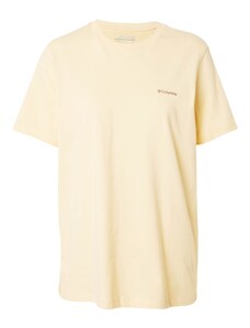 COLUMBIA Sportiniai marškinėliai 'Boundless Beauty' šviesiai geltona / žalia / mėtų spalva / burgundiško vyno spalva