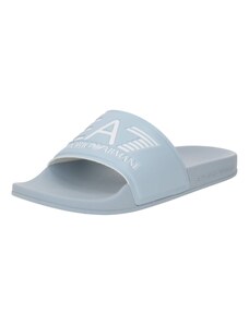 EA7 Emporio Armani Sandalai / maudymosi batai šviesiai mėlyna / balta