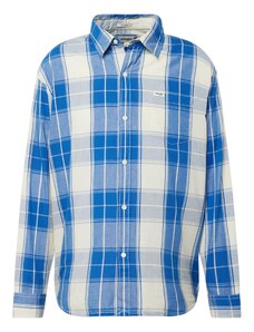 WRANGLER Marškiniai mėlyna / melsvai pilka / balta