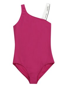 Calvin Klein Swimwear Maudymosi kostiumėlis purpurinė / balta