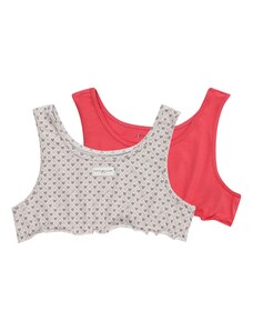 Tommy Hilfiger Underwear Apatiniai marškinėliai pilka / šviesiai pilka / rožinė