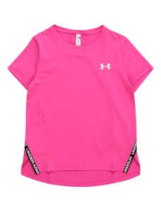 UNDER ARMOUR Sportiniai marškinėliai 'Knockout' rožinė / juoda / balta