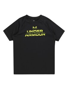 UNDER ARMOUR Sportiniai marškinėliai 'Tech Split' geltona / juoda