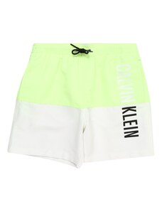 Calvin Klein Swimwear Maudymosi trumpikės 'INTENSE POWER' šviesiai pilka / obuolių spalva / juoda / balta