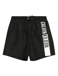 Calvin Klein Swimwear Maudymosi trumpikės 'Intense Power' juoda / balta
