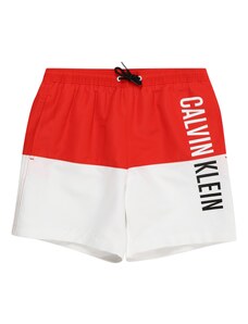 Calvin Klein Swimwear Maudymosi trumpikės 'Intense Power ' raudona / juoda / balta