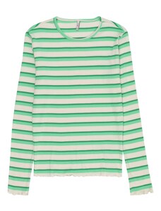 KIDS ONLY Marškinėliai 'Evig' žalia / nefrito spalva / balta