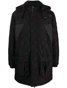 EA7 vyriškas juodas pūstas paltas Caban coat