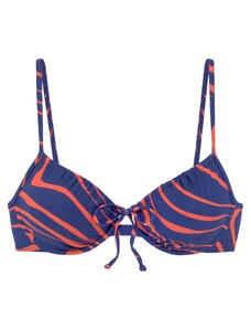 BUFFALO Bikinio viršutinė dalis 'Wire-Top Dune' mėlyna / oranžinė