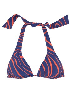 BUFFALO Bikinio viršutinė dalis 'Dune' mėlyna / oranžinė