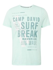 CAMP DAVID Marškinėliai smaragdinė spalva / mėtų spalva