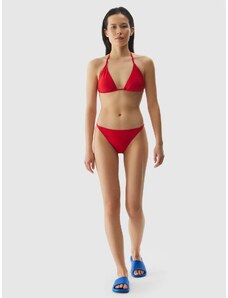 4F Moteriško maudymosi kostiumėlio bikini apačia - raudona