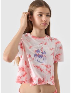 4F T-shirt marškinėliai su grafika mergaitėms - daugiaspalviai