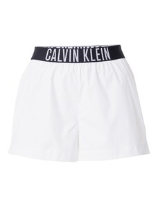 Calvin Klein Swimwear Maudymosi trumpikės juoda / balta