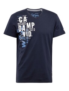 CAMP DAVID Marškinėliai mėlyna / tamsiai mėlyna / balta