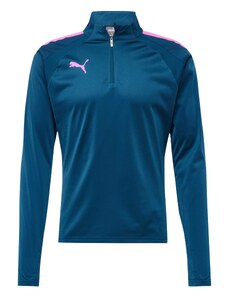 PUMA Sportiniai marškinėliai 'teamLIGA' žalsvai mėlyna / orchidėjų spalva