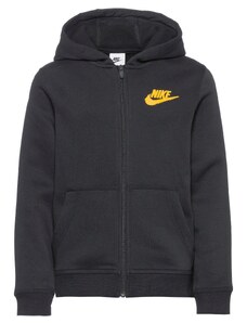 Nike Sportswear Džemperis geltona / tamsiai pilka / oranžinė / juoda