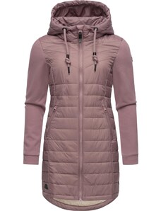 Ragwear Žieminis paltas rausvai violetinė spalva