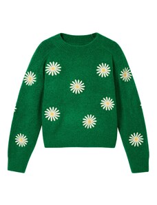 Desigual Megztinis geltona / žalia / balta
