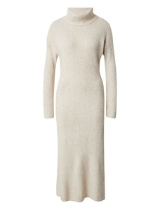 Abercrombie & Fitch Megzta suknelė smėlio spalva