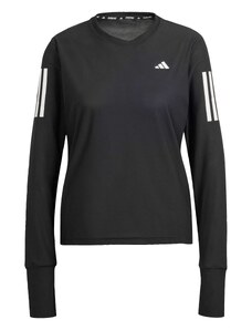 ADIDAS PERFORMANCE Sportiniai marškinėliai 'Own The Run' juoda / balta