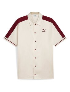 PUMA Marškiniai 'T7 FOR THE FANBASE' vyšninė spalva / balta