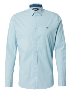 INDICODE JEANS Marškiniai 'Tikko' tamsiai mėlyna / žalsvai mėlyna / balkšva