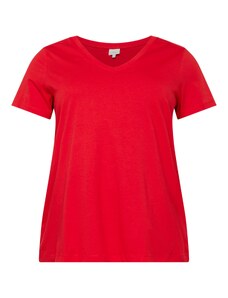 ONLY Carmakoma Marškinėliai 'Bonnie Life' raudona